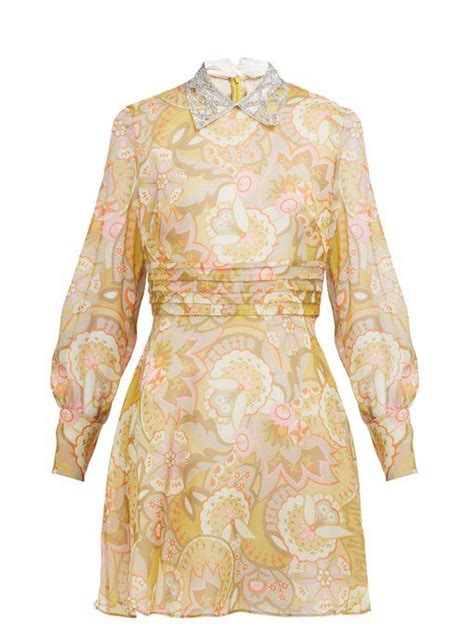 miu miu crystal dress|miumiu floral dresses.